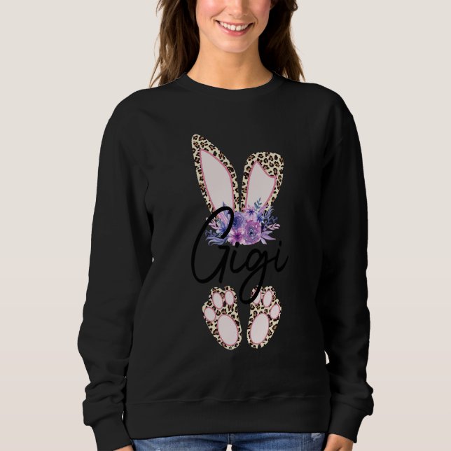 Gigi Oaster Leopard Bunny Gigi Ostertag Sweatshirt (Vorderseite)