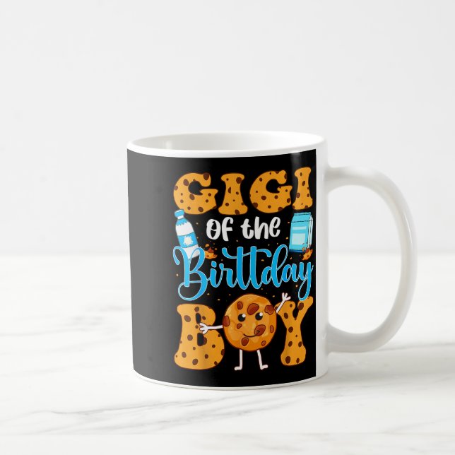 Gigi Of The Birthday Boy Milk And Cookies 1st Birt Kaffeetasse (Rechts)