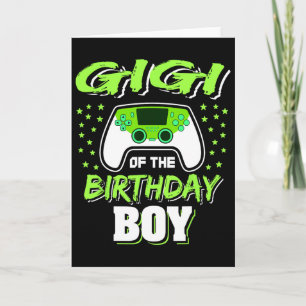 Gigi of the Birthday Boy Video Game Dekorationen Karte