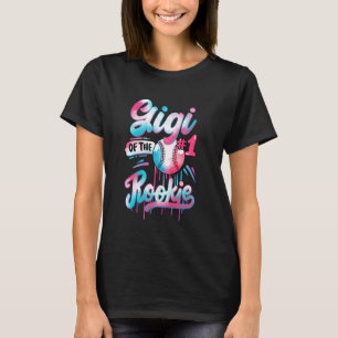 Gigi Rookie 1. Geburtstag Baseball Tropfen Familie T-Shirt