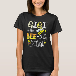 Gigi vom Bienentag Mädchen Niedliche Bienenmänner T-Shirt