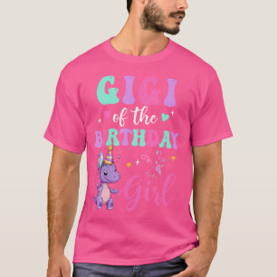 Gigi vom Geburtstag für Girl Dinosaur T-Rex-Party T-Shirt