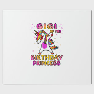 Gigi vom Geburtstagsprinzessinnen-Mädchen - Oma Da Geschenkpapier