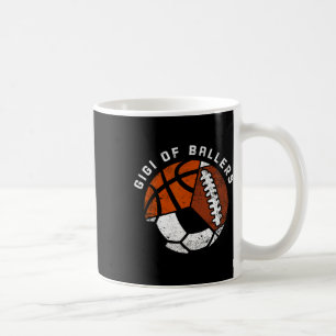 Gigi von Byllers Lustiger Fußball Bysketbyll Footb Kaffeetasse