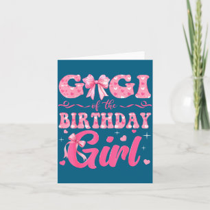 Gigi von der Birthday Girl Family Nk Coquette-Schl Karte