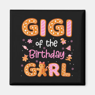Gigi von der Geburtstags-Gingerbread-Familie Chris Magnet