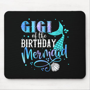Gigi von der Geburtstags-Meerjungfrauen-Familie pa Mousepad