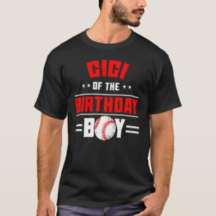 Gigi von der Geburtstagsjunge Baseball Theme Famil T-Shirt