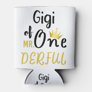 Gigi von MR Onederful Lustiges 1. Geburtstags-T-Sh Dosenkühler