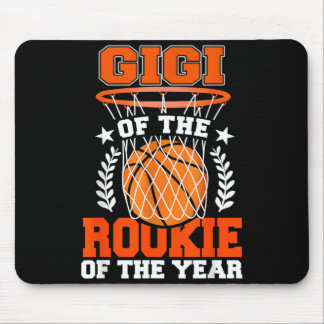 Gigi von Rookie 1. Baseball-Geburtstagsthema passe Mousepad