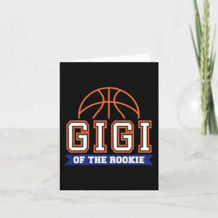 Gigi von Rookie 1. Geburtstag Basketball Thema Mat Karte