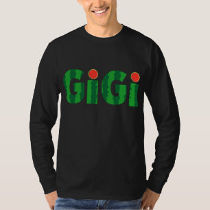 Gigi Wassermelone Tropischer Sommer Frucht Melone T-Shirt