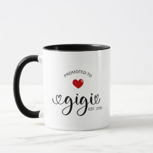 Gigi wurde zur Oma ernannt Geschenk Tasse