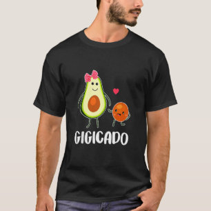 Gigicado Niedlich Avocado Pregnant Oma Women T-Shirt