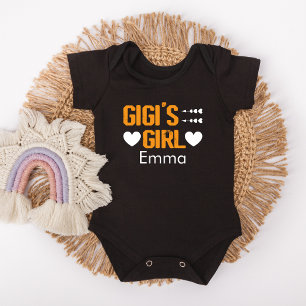 Gigis Girl Baby Duschgeschenk Personalisiert Strampler