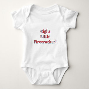 Gigi's Little Firecracker! USA 250 Feuerwerk Baby Strampler