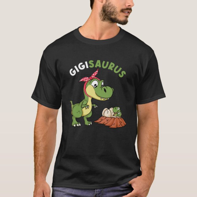 Gigisaurus Cute Gigi 4 Kids Dinosaur rex Mother s  T-Shirt (Vorderseite)