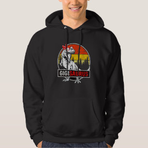Gigisaurus Rex Dinosaur Gigi Saurus Mutter Famili Hoodie