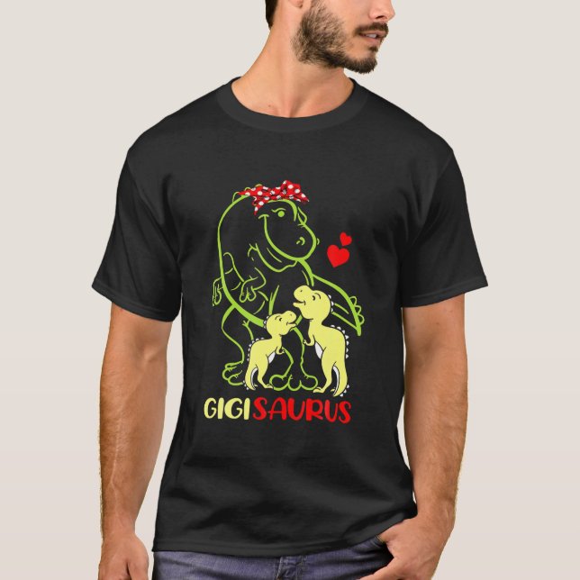 Gigisaurus T Rex Dinosaur Gigi Saurus Family Women T-Shirt (Vorderseite)