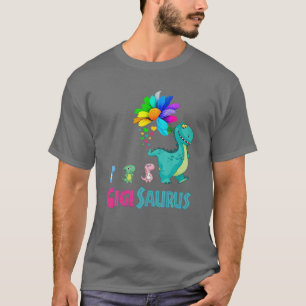 Gigisaurus T Rex Gigi Saurus Dinosaur Familienmatt T-Shirt