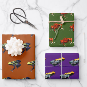Giison Dart Frogs Geschenkpapier Set