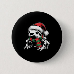 Giison Dart Frosch Xmas Weihnachtsmannmütze Scarf  Button