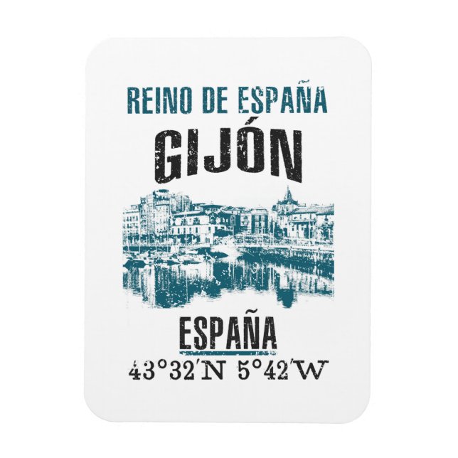 Gijón Magnet (Vertikal)