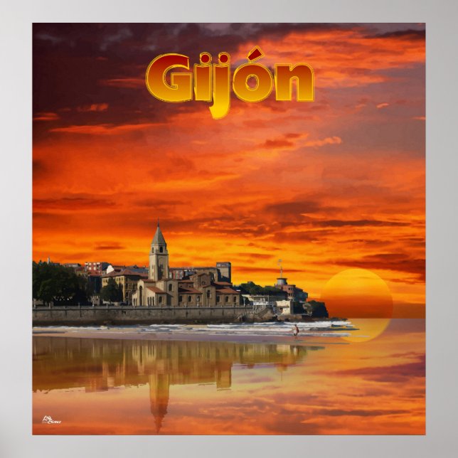 Gijón Poster (Vorne)