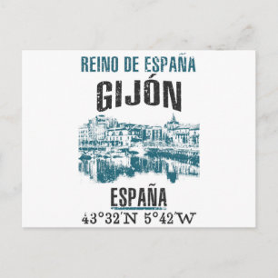 Gijón Postkarte