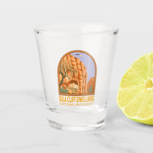 Gila Cliff Dwellings National Monument New Mexico Schnapsglas