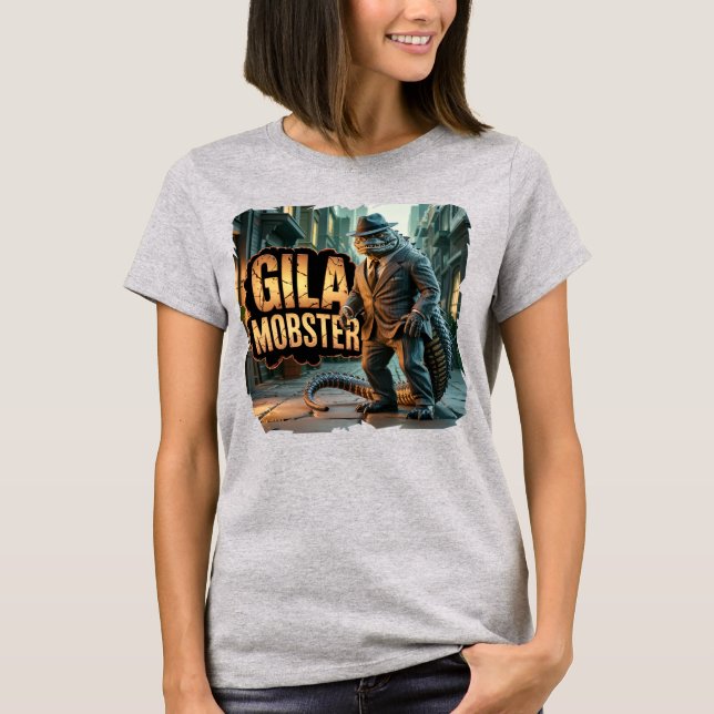 Gila Mobster Fotografy Combo Creature Funny T-Shirt (Vorderseite)
