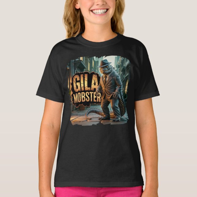 Gila Mobster Fotografy Combo Creature Funny T-Shirt (Vorderseite)
