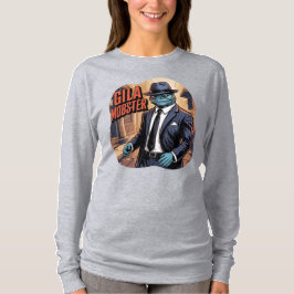Gila Mobster Illustration Combo Creature Funny T-Shirt