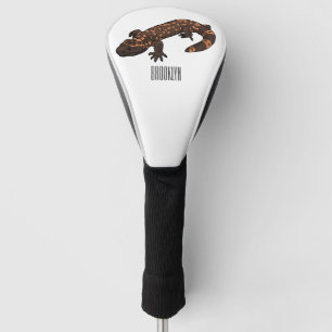 Gila Monster Cartoon Illustration Golf Headcover