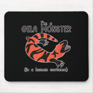 Gila-Monster-Kostüm Lustige Halloween-Grafik Mousepad