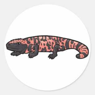 Gila Monster Runder Aufkleber