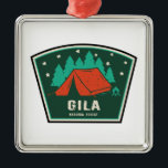 Gila National Forest Camping Ornament Aus Metall<br><div class="desc">Der Gila National Forest im Western New Mexico ist am besten für seine Wildnisgebiete bekannt,  insbesondere für die Gila Wilderness - die erste Wildnis in den Vereinigten Staaten.</div>