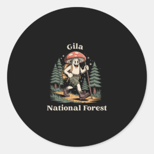 Gila National Forest New Mexico Wandern Pilz Urlau Runder Aufkleber