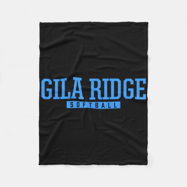 Gila Ridge High School Softball Fleecedecke (Vorderseite)
