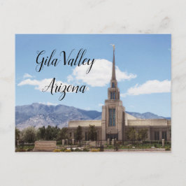 Gila Valley Arizona Temple Postkarte