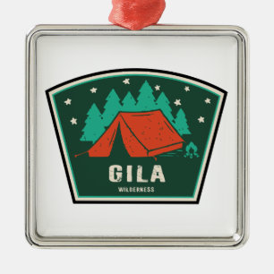 Gila Wilderness New Mexico Camping Ornament Aus Metall