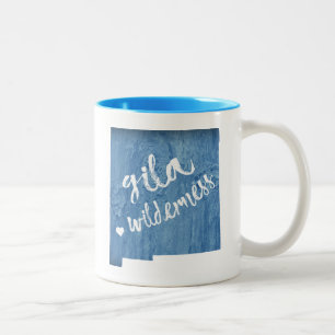 Gila Wilderness New Mexico Holzkörner Zweifarbige Tasse