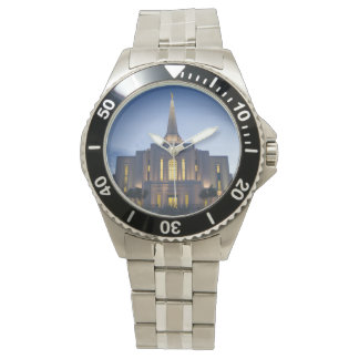 Gilbert Arizona LDS Temple Stainless Steel Watch Armbanduhr