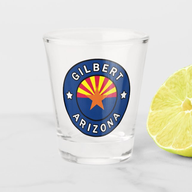 Gilbert Arizona Schnapsglas (Vorderseite)