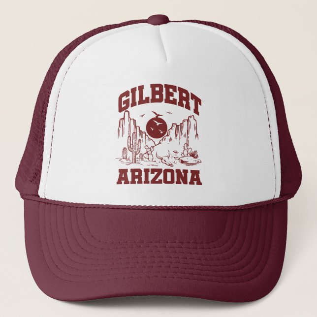 Gilbert, Arizona Truckerkappe (Vorderseite)