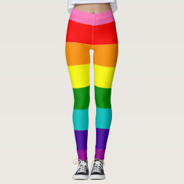 Gilbert Baker Pride Flag Regenbogen LGBT-Streifen Leggings