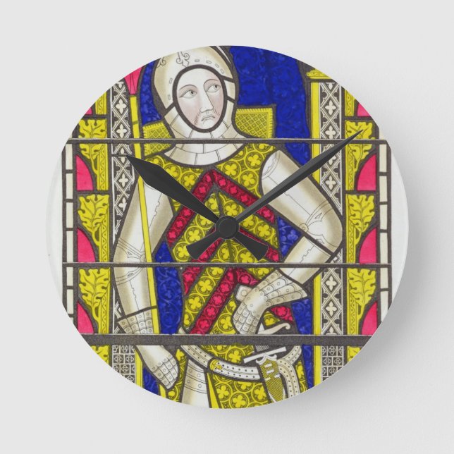 Gilbert De Clare, 3. Graf von Gloucester (1243-95) Runde Wanduhr (Vorderseite)