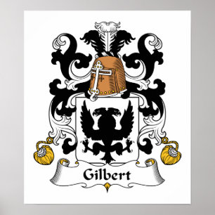 Gilbert Familienwappen Poster
