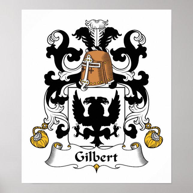 Gilbert Familienwappen Poster (Vorne)