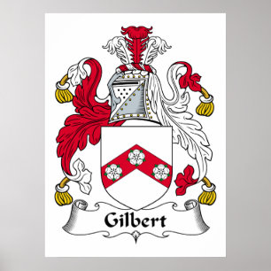 Gilbert Familienwappen Poster
